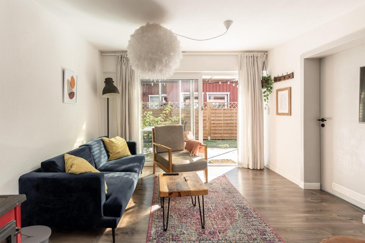 Gemutliches Tinyhouse Bungalow Mit Kamin & Sauna Am See Joachimsthal Bagian luar foto